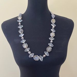 Lia Sophia necklace, ribbon tie back